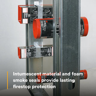 3M Fire Barrier Pass-Through Device PT4SD, 4 in Square