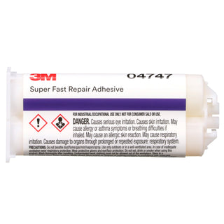 3M Super-Fast Repair Adhesive, 04747, Amber, 47.3 mL Cartridge, 6 percase