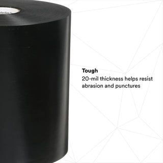 3M Scotchrap Vinyl Corrosion Protection Tape 51, 6 in x 100 ft,Unprinted, Black