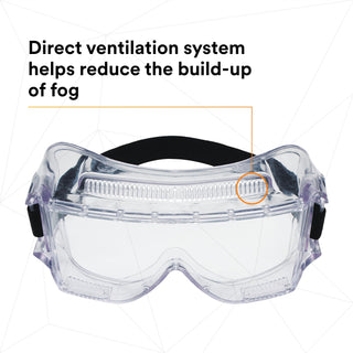 3M Centurion Impact Safety Goggles 452AF, 40301-00000-10, Clear
Anti-Fog Lens