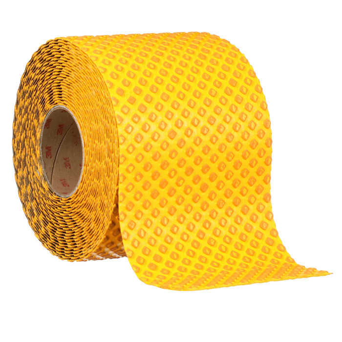 3M Stamark High Performance Tape A381AW, Yellow, Net, 4 in x 70 yd