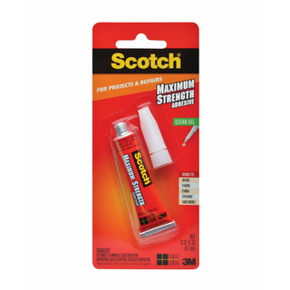 Scotch® Maximum Strength Adhesive 6048, 0.33 fl oz (9.7 mL)