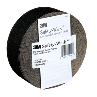 3M Safety-Walk Slip-Resistant General Purpose Tapes & Treads 610,Black