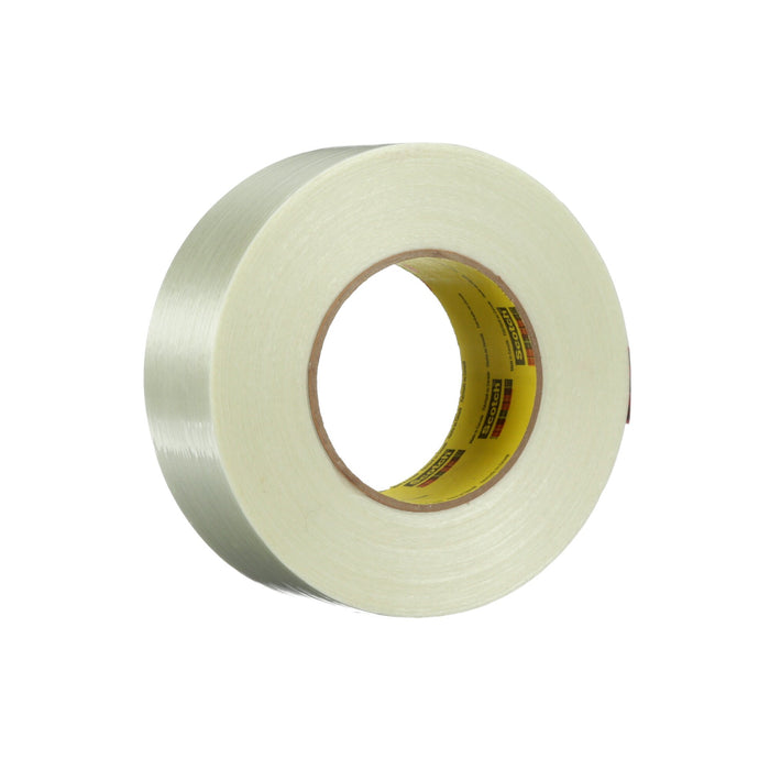 Scotch® High Strength Filament Tape 890RCT, Clear, 48 mm x 55 m, 8 mil