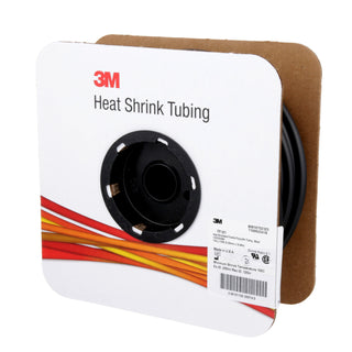 3M Heat Shrink Thin-Wall Tubing FP-301-1/4-Black-100': 100 ft spoollength