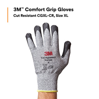 3M Comfort Grip Glove CGXL-CR, Cut Resistant (ANSI 3), Size XL