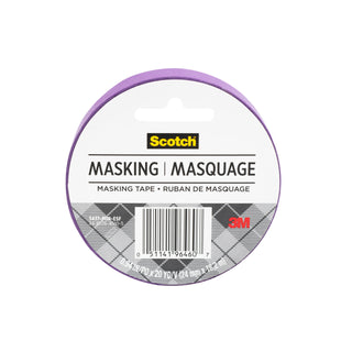 Scotch® Expressions Masking Tape, 3437-PUR-ESF, Purple