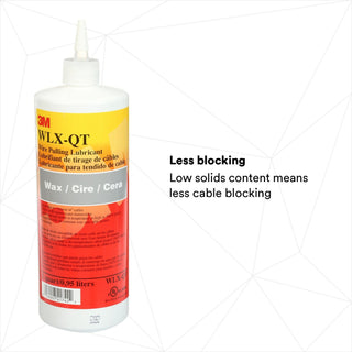 3M Wire Pulling Lubricant Wax WLX-QT, One Quart