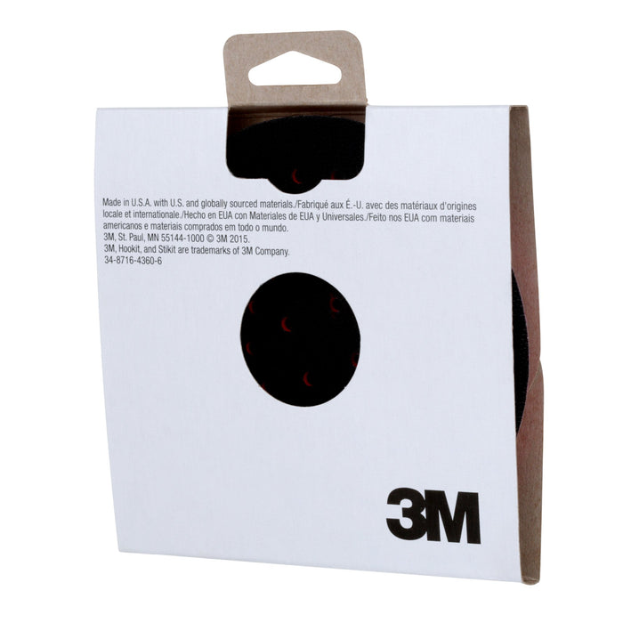 3M Xtract Low Profile Back-up Pad, 20356, 6 in x 3/8 in x 5/16 in-24 External