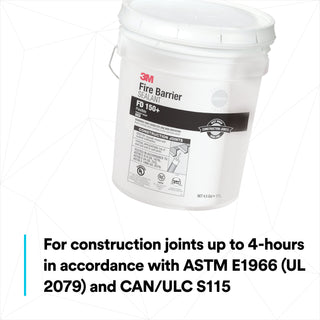 3M Fire Barrier Sealant FD 150+, Limestone, 4.5 Gallon (Pail), Drum