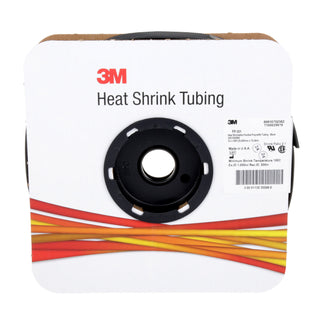 3M Heat Shrink Thin-Wall Tubing FP-301-1-Black-50', 50 ft Length perspool