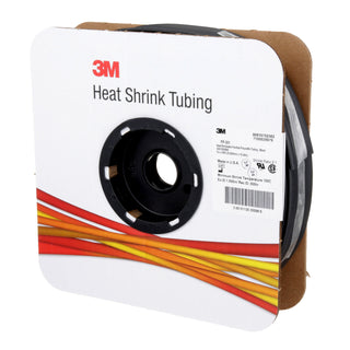 3M Heat Shrink Thin-Wall Tubing FP-301-1-Black-50', 50 ft Length perspool