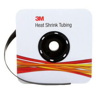 3M Heat Shrink Thin-Wall Tubing FP-301-3/8-Black-100': 100 ft spoollength