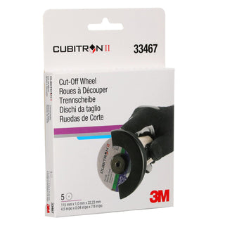 3M Cubitron II Cut-Off Wheel, 33467, 4.5 in x 0.04 in x 7/8 in, 5 per
pack