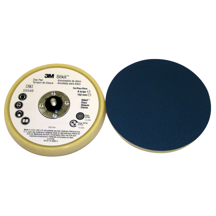 3M Stikit Low Profile Finishing Disc Pad 05545, 5 in x 11/16 in5/16-24 External