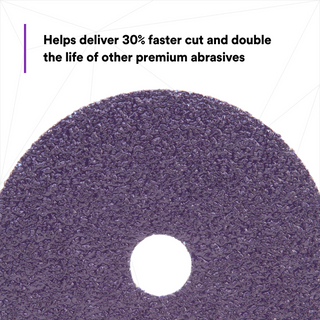 3M Cubitron II Abrasive Fibre Disc, 33413, 5 in x 7/8 in (125mm x
22mm), 36+