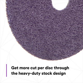 3M Cubitron II Abrasive Fibre Disc, 33413, 5 in x 7/8 in (125mm x
22mm), 36+