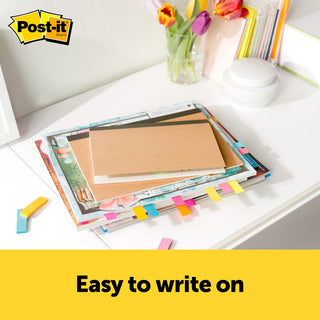 Post-it® Page Markers 670-5AF, 0.5 in x 1.75 in (12,7 mm x 44,4 mm)