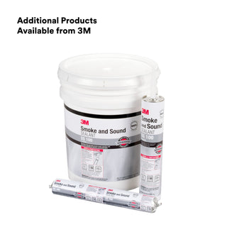 3M Smoke and Sound Sealant SS 100, White, 20 fl oz Sausage Pack