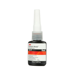 3M Scotch-Weld Threadlocker TL71, Red, 10 mL Bottle