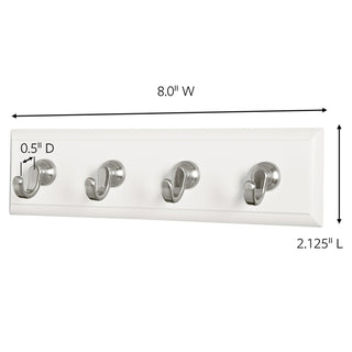 Command Quartz Key Rail HOM-18Q-ES, 1 Rail, 6 Strips