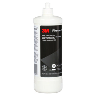 3M Finesse-it Polish Standard Series, 28696, Ultra Fine (100), White,8 oz