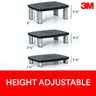 3M Adjustable Monitor Stand MS80B