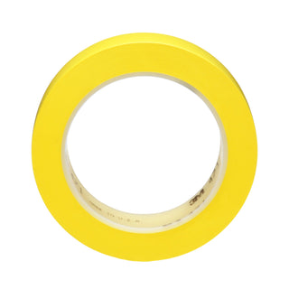 3M Vinyl Tape 471, Yellow, 1 in x 36 yd, 5.2 mil, 36 Roll/Case