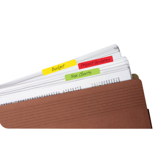 Post-it® Durable Tabs 686-ALYR, 2 in. x 1.5 in. (50,8 mm x 38 mm)