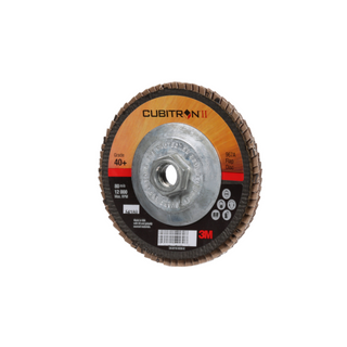 3M Cubitron II Flap Disc 967A, 40+, T29 Quick Change, 5 in x 5/8"-11