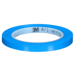 3M Vinyl Tape 471, Blue, 3/8 in x 36 yd, 5.2 mil, 96 Roll/Case