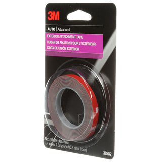 3M Exterior Attachment Tape, 38582, 1/4 in x 5 ft