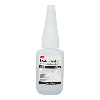 3M Scotch-Weld Super Fast Instant Adhesive SF20, Clear, 20 Gram