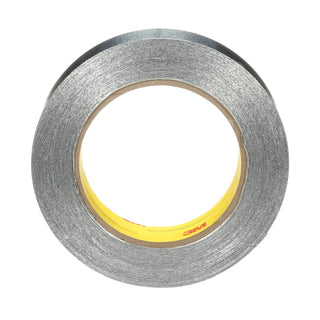3M Aluminum Foil Tape 425, Silver, 1 in x 60 yd, 4.6 mil, 36 rolls percase