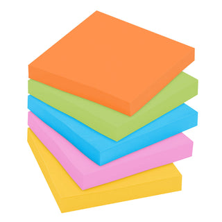 Post-it® Super Sticky Notes 654-6SSAU, 3 in x 3 in (76 mm x 76 mm), 6 pads
