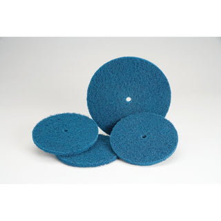 Standard Abrasives Quick Change Buff and Blend HS Disc, 840458, Medium,TR, Blue