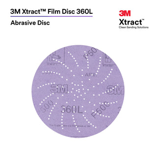 3M Xtract Film Disc 360L, 20804, P600 3MIL, 6 in