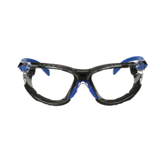 3M Solus Safety Glasses 1000-Series S1101SGAF-KT, Kit, Foam, Strap,
Black/Blue