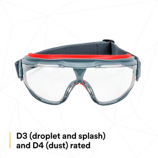 3M GoggleGear 500 Series GG501SGAF, Clear Scotchgard Anti-fog lens 10
EA/Case