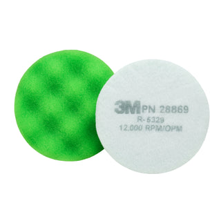 3M Finesse-it Advanced Foam Buffing Pad, 28869, 3-1/4 in, Green