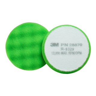 3M Finesse-it Advanced Foam Buffing Pad, 28870, 3-3/4 in, Green