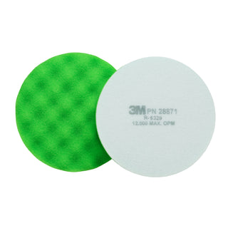 3M Finesse-it Advanced Foam Buffing Pad, 28871, 5-1/4 in, Green