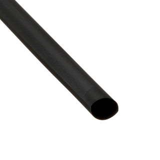 3M Heat Shrink Thin-Wall Tubing FP-301-1/2-48"-Black-100 Pcs, 48 inLength sticks