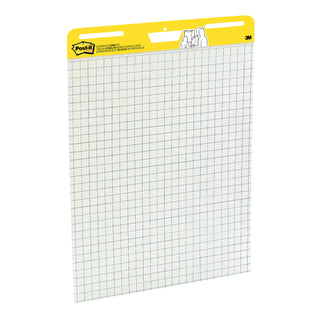 Post-it® Super Sticky Easel Pad 560, 25 in x 30 in sheets, White withGrid