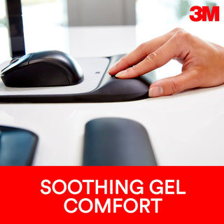 3M Precise Mouse Pad With Gel Wrist Rest MW85B