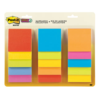 Post-it® Super Sticky Notes 654-15SSMULTI