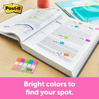 Post-it® Flags 683-5CB2, .47 In X 1.7 In (11,9 mm X 43,2 mm)