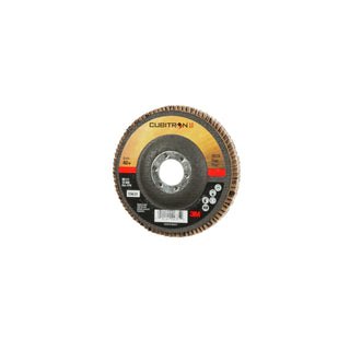 3M Cubitron II Flap Disc 967A, 40+, T27, 4-1/2 in x 7/8 in, Giant