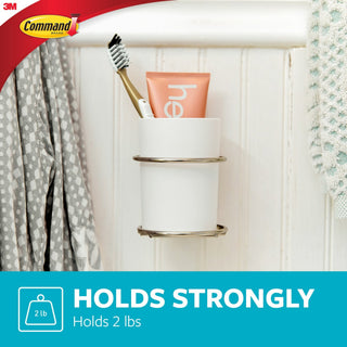 Command Accessory Organizer, Satin Nickel, BATH38-SN-ES