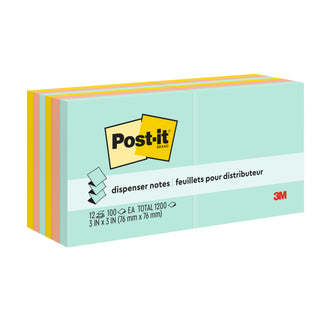 Post-it® Dispenser Pop-up Notes R330-12AP, 3 in x 3 in, Beachside Cafe